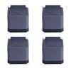 4 Piezas Elevador de Muebles Rectangular Apilable de Alta Resistencia Elevador de Cama Antideslizante Lavadora Refrigerador Escritorio Sofá Silla Pata Elevación Altura