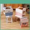 Multi Plastic Folding Purpose Step Stool Sturdy Seat Home Portable Chair Camp