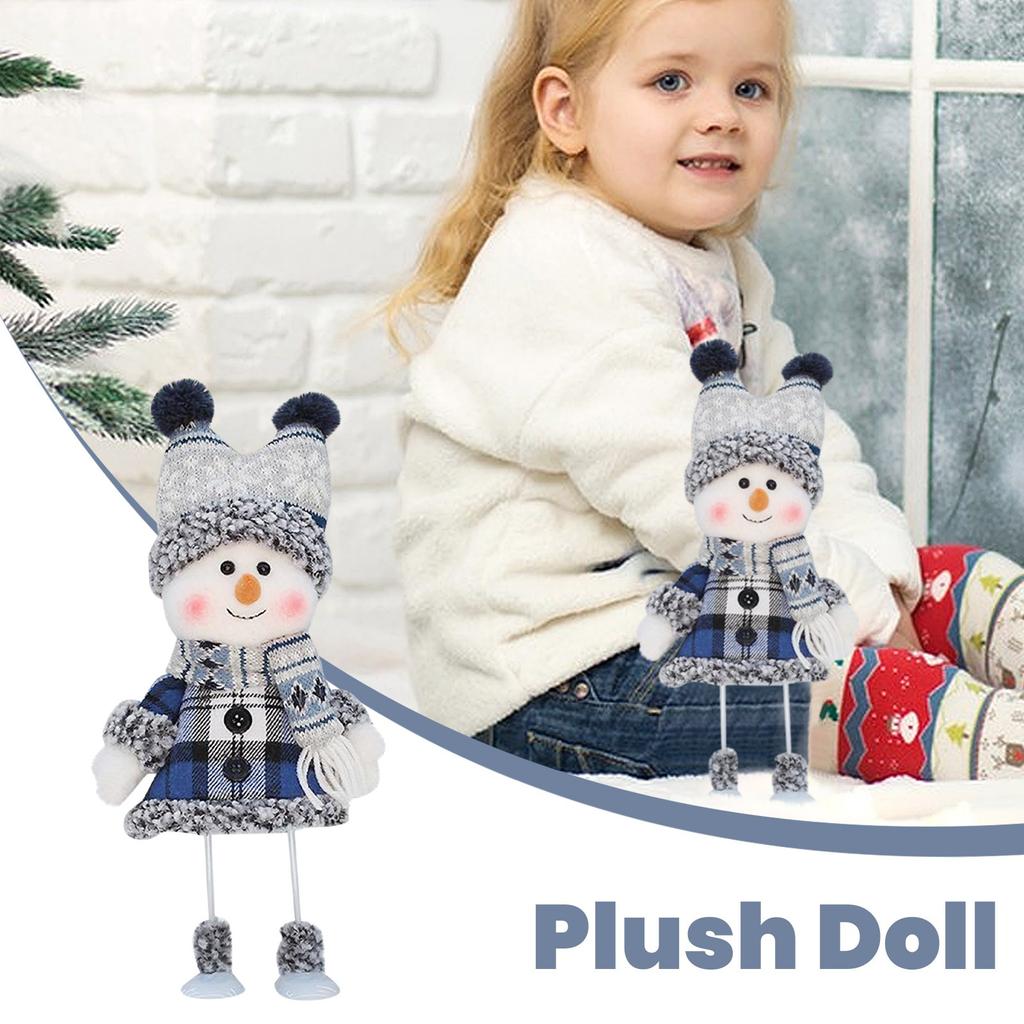Cartoon Plüschtier Geburtstagsfeier Weihnachtsgeschenke für Kinder Mädchen Lieblich Winterpuppe niedliche Desktop-Dekorationen Heimschmuck