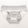 Women Panties Geometric Print High Waist Seamless Elastic Period High Absorbency Prevents Leakage Briefs Menstrual Underpants Daily Wear Sleep