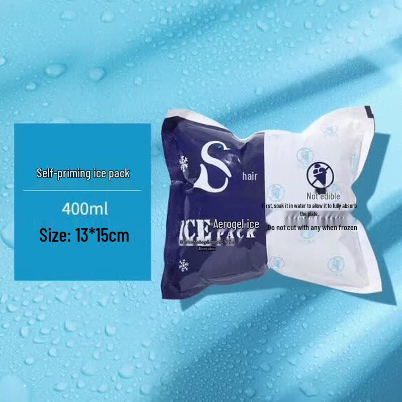 Reusable Self-Absorbing Ice Packs