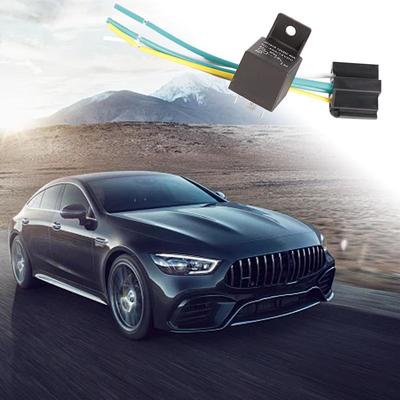 Automotive Relay For Car Heavy Duty 12V Car Relay Automotive Relay Fuse Relay Harness Waterproof Interlocking Car Accessories