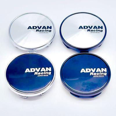 4 szt./Zestaw Wysokiej Jakości 3D 54 mm Do emblematu samochodowego Nakładki na środek piasty koła Naklejka z logo ADVAN Naklejki Akcesoria do stylizacji