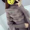 2019 Women Pullover Autumn Winter Warm Turtleneck Sweater Long Sleeve Casual Loose Knitted Tops