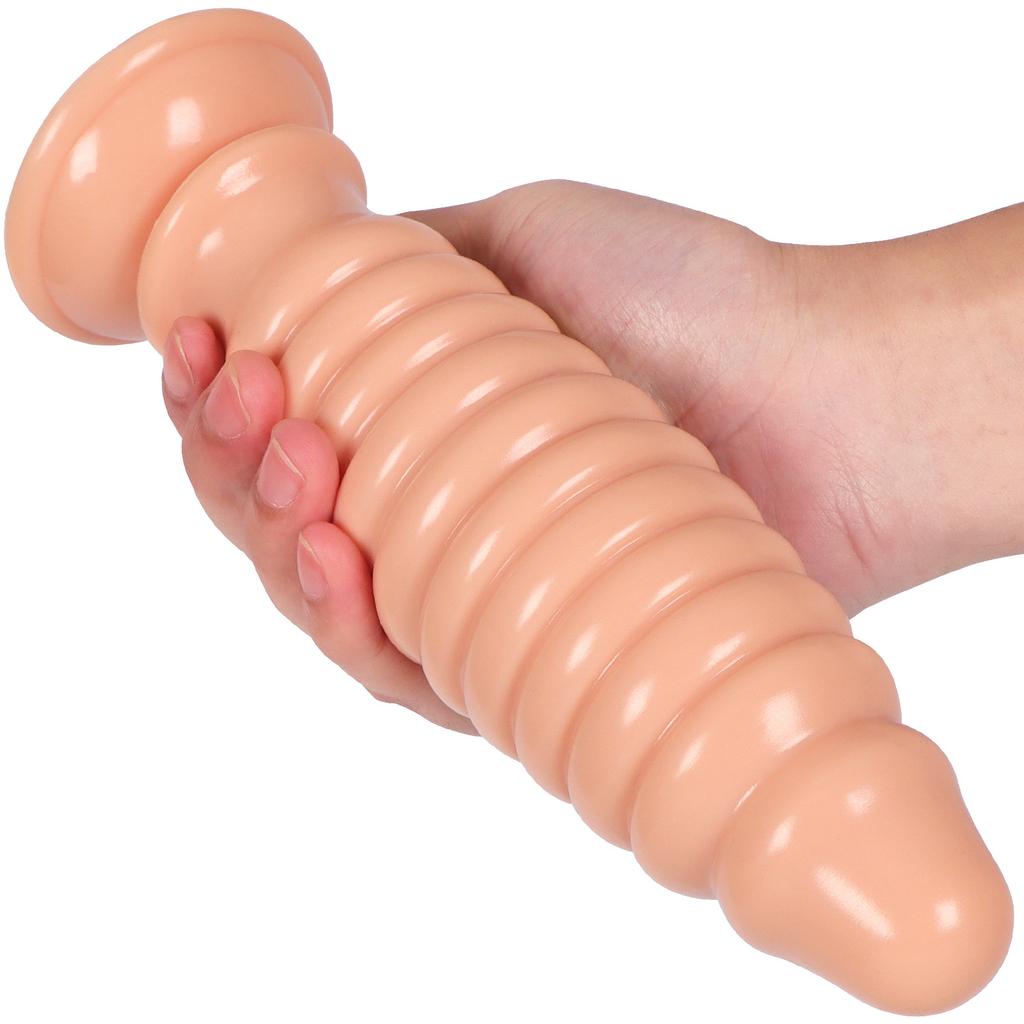 Large Thread Missile Butt Plug SM Men's and Women's Anal Dilator Sex Toy Chrysanthemum Massage Masturbation Sexy Products