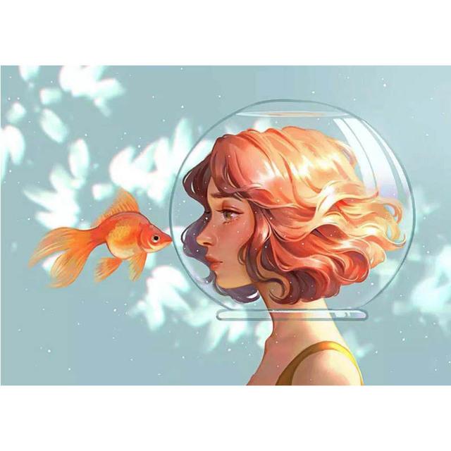 Full 5D Diamond Painting Beautiful Girl DIY Diamond Embroidery Diamond Mosaic Cross Stitch Kits Home Decor Gift