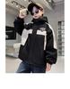 Boy's Plus Velvet Parka - New 2025 Autumn/Winter Cotton Jacket, Medium/Large Sizes, Thickened Windbreaker