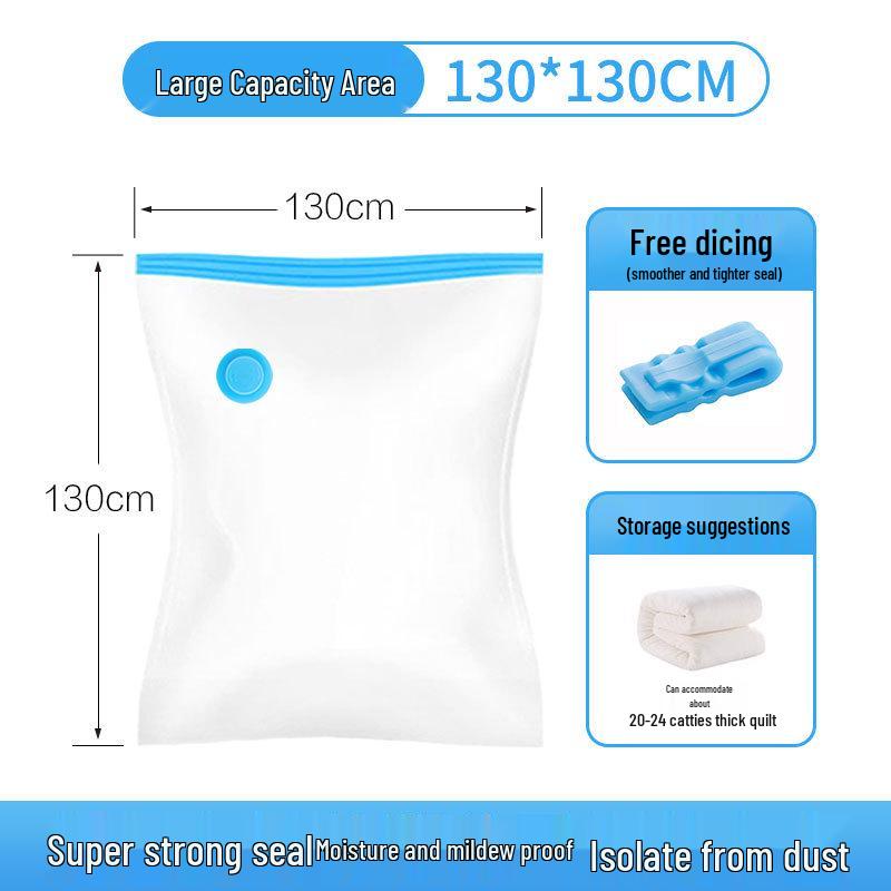 Thickened Transparent Vacuum Compression Storage Bag for Home Quilts & Bedding