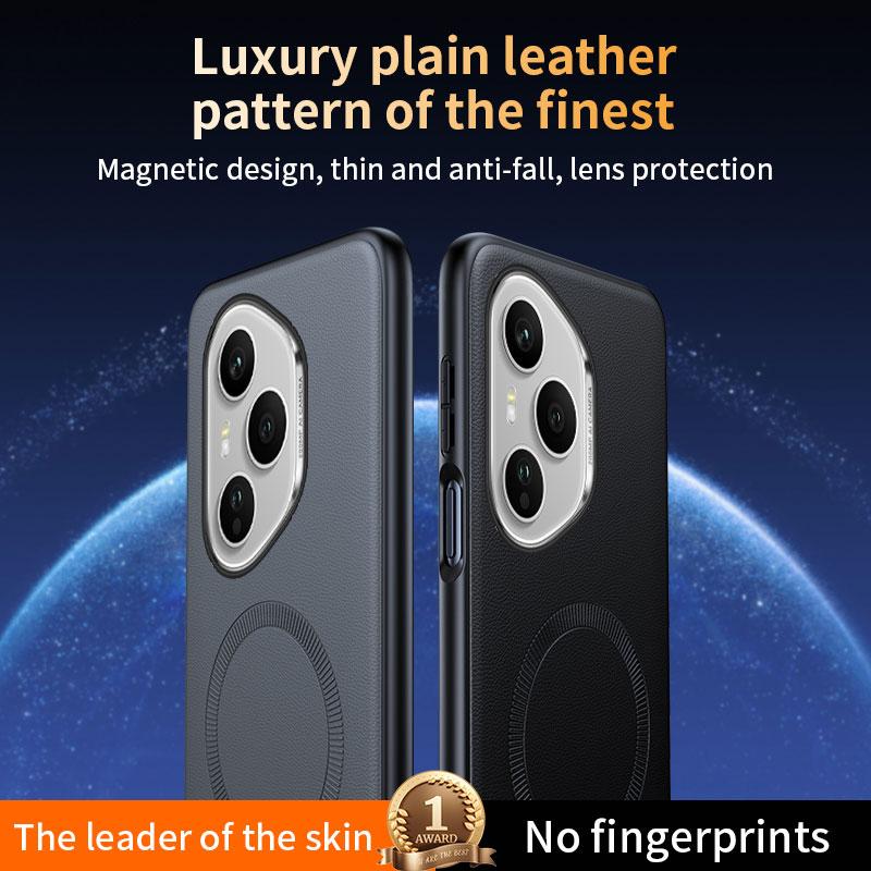 For Honor 400 Pro Case Magnetic Leather Shield Cover For Honor 400 Pro High Quality Anti-Fingerprint Non-Slip PC+TPU