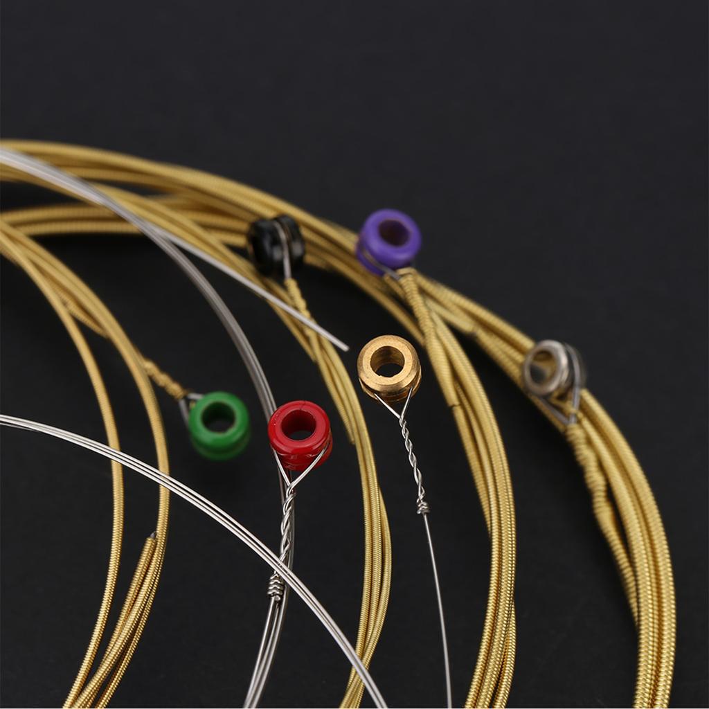 Orphee TX620 6pcs  Acoustic Folk Guitar String Set (.010 .047)  Phosphor Bronze Extra Light Tension