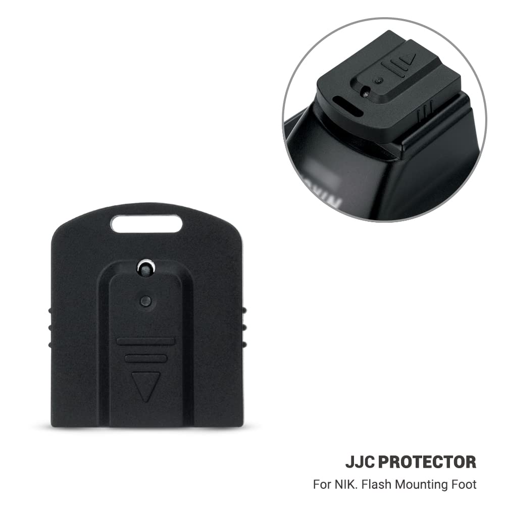 JJC Hot Shoe for Nikon Speedlites and Protective Flash Shoe Caps 2-Pack Covers/Caps SB-300, SB-400, SB-500, SB-600 Flashes,