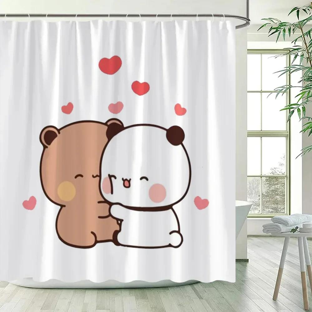 1pc BUBU DUDU Bathroom Curtains Bath Curtain Folding Partition Shower Accessories Bedrooms Luxury European Polyester Fabric