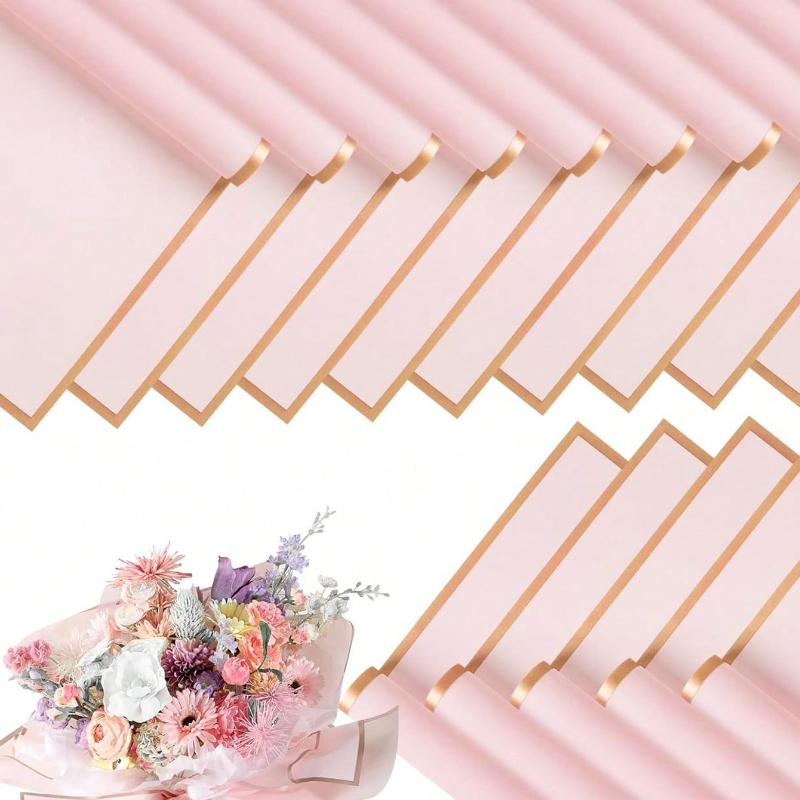 Flower Wrapping Paper, Korean Bouquet Wrap", Wrapping Paper, Tissue Paper, Bouquet Supplies, Pink Tissue Paper for Gift Bags and Wrapping
