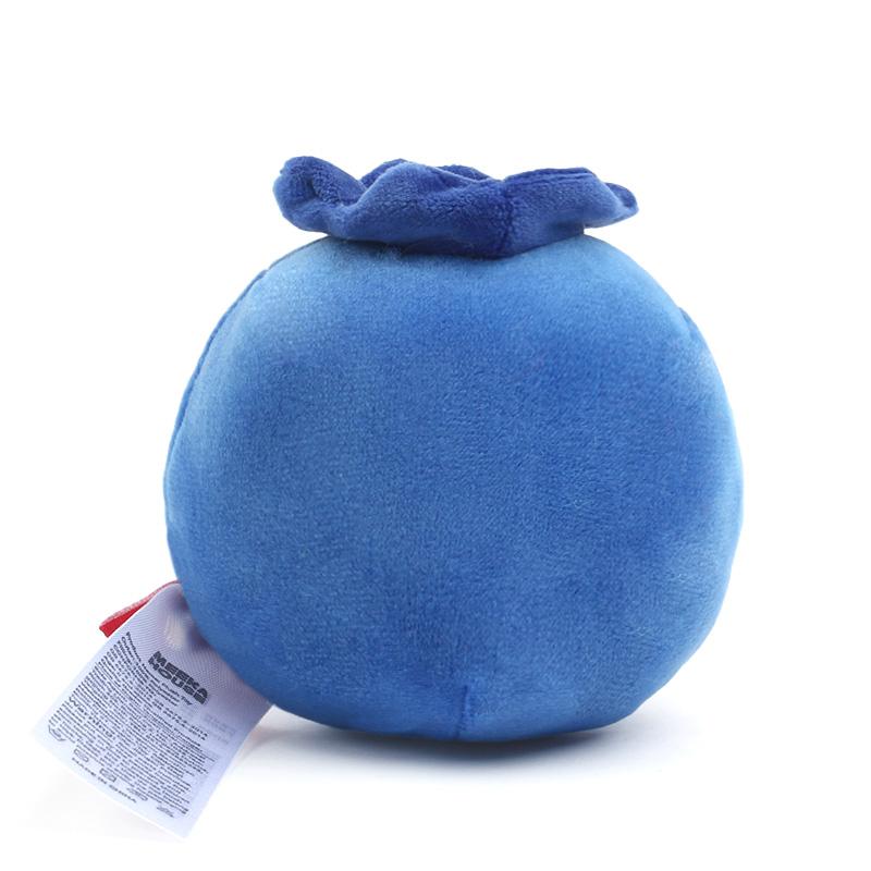 Cute Blueberry Plush Toy Soft Stuffed Doll For Kids Cognitive Play Fruit Theme Decoration Ornament