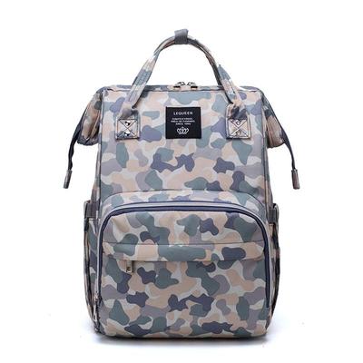 LEQUEEN Multifunktionaler Mode-Rucksack für Mütter - Mutter- und Baby-Tasche mit großem Fassungsvermögen