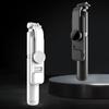 White Fill Light Bluetooth Selfie Stick Tripod Telescopic Selfie Stick  Vlog Photography