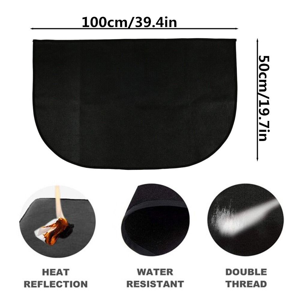 

Прочный теплоизоляционный коврик, огнестойкий коврик, огнестойкий коврик, каминный коврик, защита пола 50X100CM