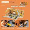 PANTASY Bakery Building Set, European-Style Bakery, Retro Street Model, DIY Building Blocks for Adults, Interior Collection