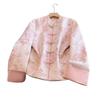 Silk Age-Reducing Frog Button Jacquard Top for Middle-Aged Women - Plus Size, Chinese Style, Spring/Autumn Outerwear