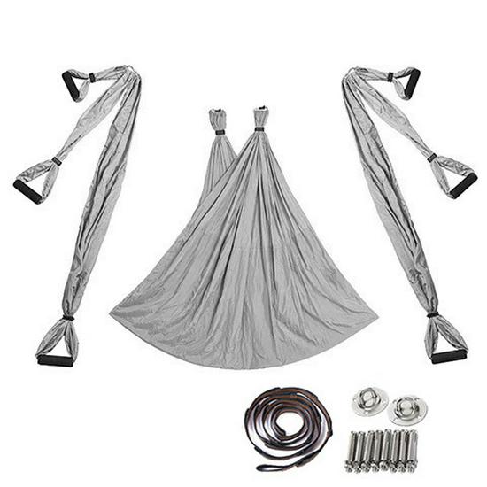 Aerial Yoga Hammock with Ceiling Mount & Extension Straps - Full Set