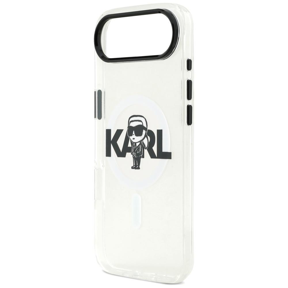 Karl Lagerfeld IML Karl Sketch Logo MagSafe Case for iPhone Air Clear