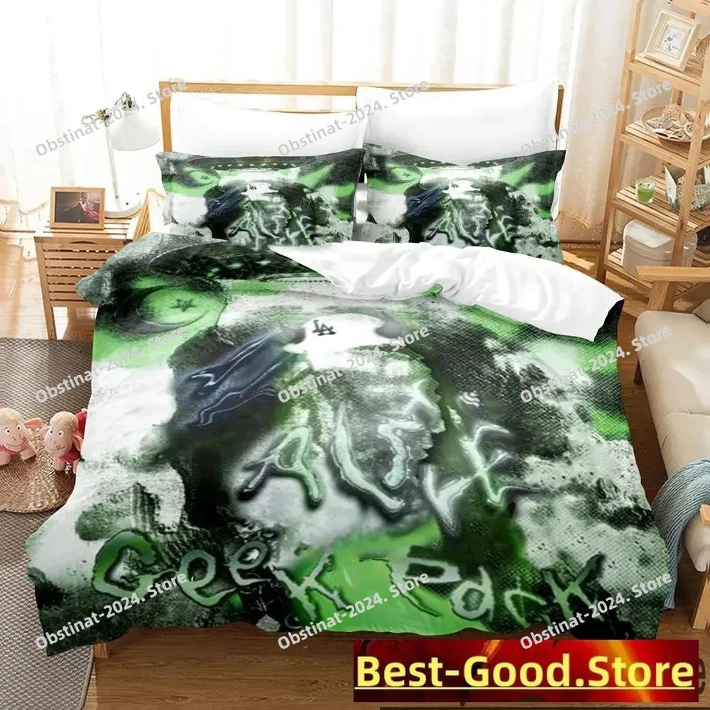 3D Yeat Rapper Bedding Set Duvet Cover Full Queen King Size Pillowcase Bed Printed Bed Set Aldult Kid Bedroom Single Twin