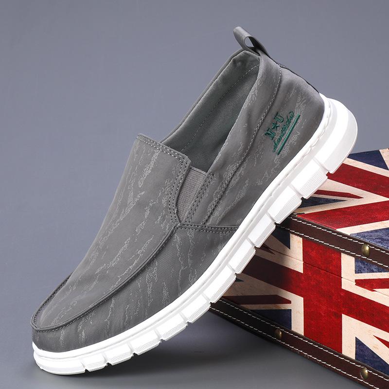 New Spring Men's Shoes Flat-soled Casual Lazy Shoes Korean Style Fashion Comfortable Flat-soled Shoes