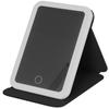 Foldable LED Makeup Mirror with HD Light - Portable, Stylish for Dorms and Desktops