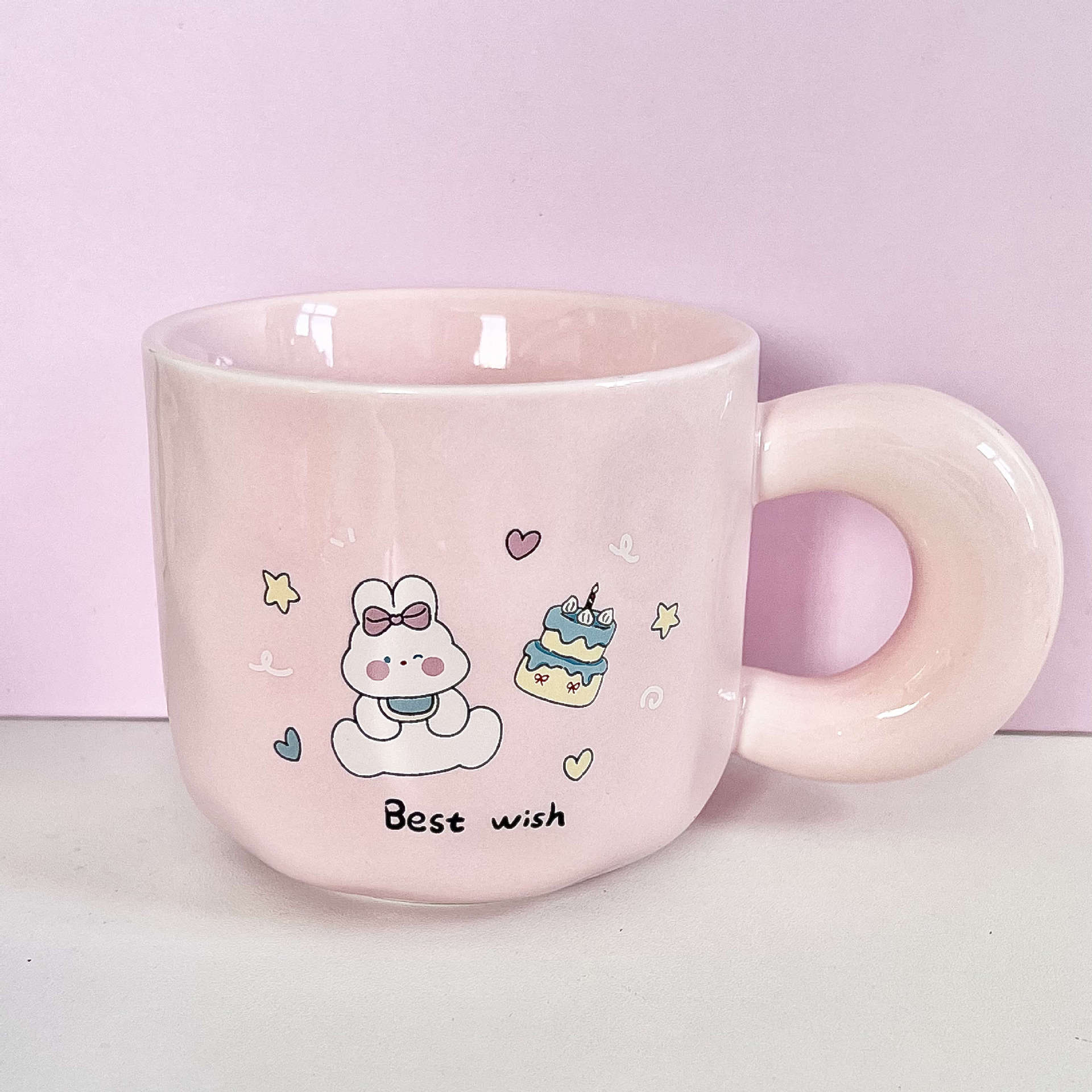 

Милая кружка для щенка, подарочная коробка на день рождения для девочек с высококачественной керамической чашкой с крышкой, практичный сувенир 401-500ml