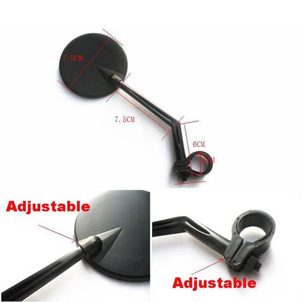 Flexible Bike Handlebar Bicycle Mirrors Rear View Convex Bicycle Rearview