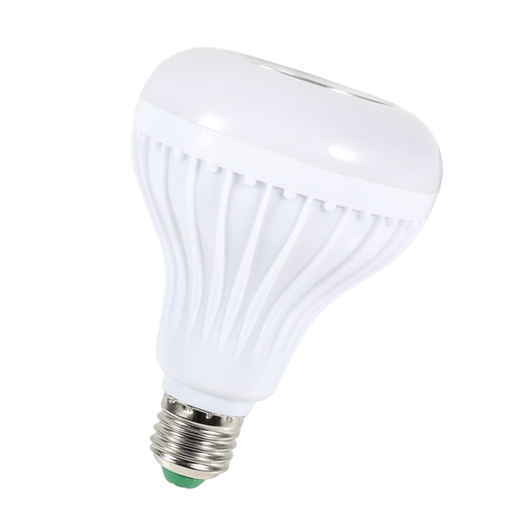 E27 12W LED Spker Bulb RGB Music Light Lamp with Remote Control for Smartphone Tablet Bedroom Garage