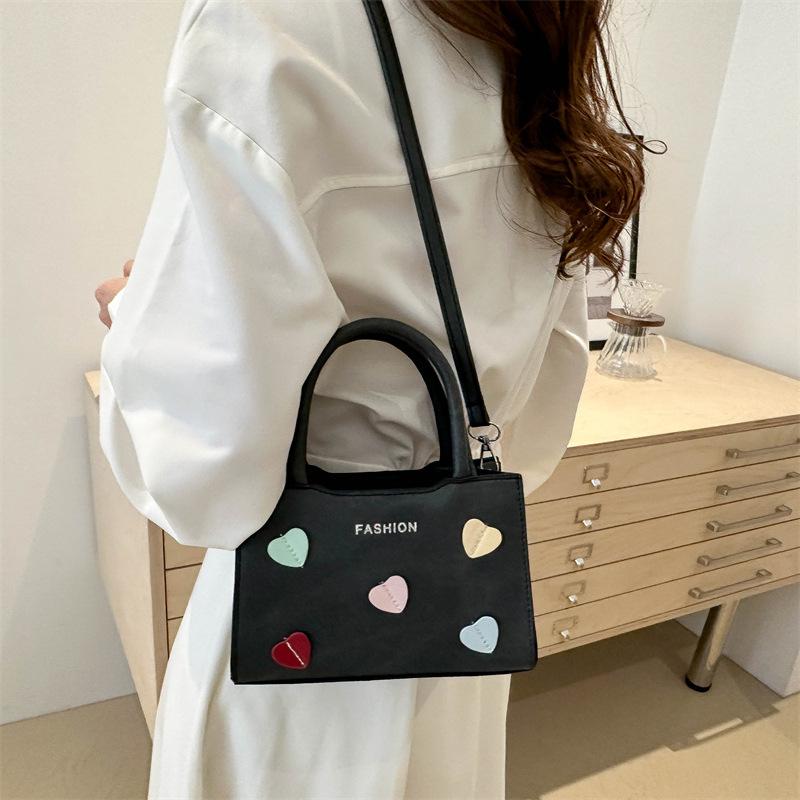 New Summer Fashion Retro Handheld Crossbody Bag Fashion Trendy Large Capacity Shoulder Bag Simple Small Square Bag