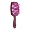 Burgundy Hair Brush with Pink Super Brush