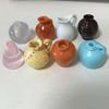 8Pcs Mini Resin Vase Refrigerator Magnet Home Office Kitchen Locker Fridge 3D Miniature Flower Vase Magnetic Decor Ornament