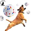 Bissfestes, solides Hundeballspielzeug für kleine und große Hunde, hohe Elastizität, E-TPU, Kauballspielzeug für Haustiere, nicht quietschend, interaktives Welpenspielzeug