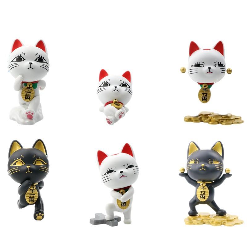 6Pcs New In Stock Dandadan Turbo Bachan Anime Figure High Speed Nana Cat Doll Action Model Toy Gift Poseable Articulated Scale Detailed Movable