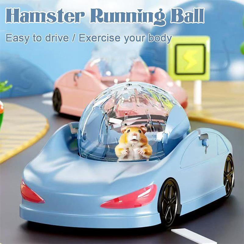 Sfera Giocattolo Rotolante Stile Auto Sportiva per Criceti Sfera Rotolante Trasparente Per Giocattoli Sportivi Interattivi Per Piccoli Animali Domestici Come Criceti