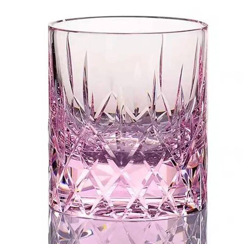 

Edo Kiriko Glass Whiskey Luxury Crystal Cups Handmade Water Glasses High End Whisky Glasses Foreign Wine Champagne Glass Gifts
