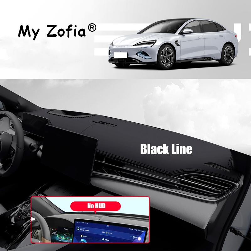 For BYD Seal EV 2023 2024 2025 Car Leather Dashboard Pad Trim Cover Instrument Sun Protection Mat Anti-UV Carpet Accessories