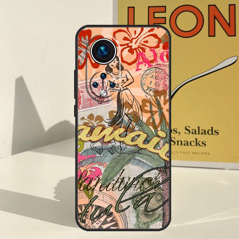Aloha Beach Life Hawaii Case For Honor X9a X9b X9c X8b X8a X8 X9 50 70 90 Lite Honor 200 Pro Magic 7 5 6 Lite Cover