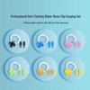 Silicone Earplugs and Nose Clip Set for Swimming - Waterproof Gear for Children and Adults