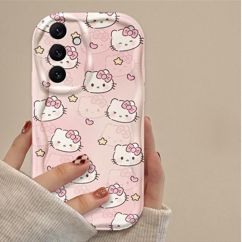 Cartoon Hello Kitty Case for Samsung Galaxy A16 A06 A55 A35 A25 A15 A05 A05S A54 A34 A24 A14 A73 A53 A33 A23 A13 A52 A32 A22