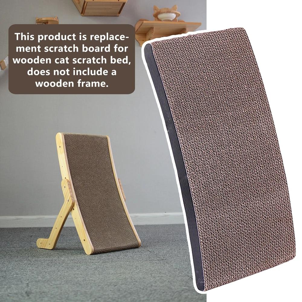 Replaceable Corrugated Cat Scratcher Board Scraper Cat Scratching Board Without Wood Frame Grinding Pet Furniture Protector