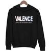 Sweat À Capuche - Valence - Unisexe - Noir - Manches Longues