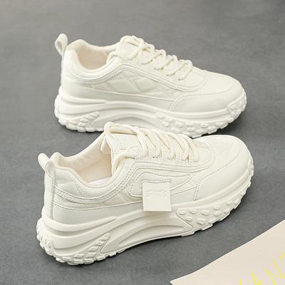 Wiosenne i jesienne nowe buty Daddy Shoes z grubą podeszwą damskie w koreańskiej wersji Wygodne buty studenckie Buty sportowe na co dzień