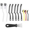 11Pcs Strong Decontamination Stove Rust Remover Hard Bristle Kitchen Cleaning Brush Kit  Household