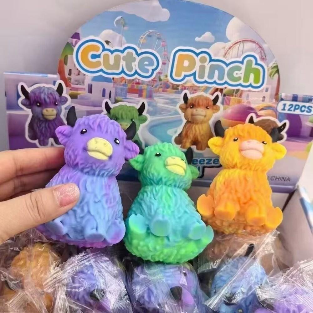 Langsam steigende Kuh Squishy Spielzeuge Langsam zurückprallende Kuh Fidget Spielzeug Kuh Sensorisches Spielzeug Party Mitgebsel