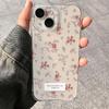 Flower Case for Xiaomi Redmi Note 13 14 Pro 5G 12 14 4G 10 11 12 13 14 Pro Plus 5G 11S 12S Transparent Thin Silicone Soft Cover