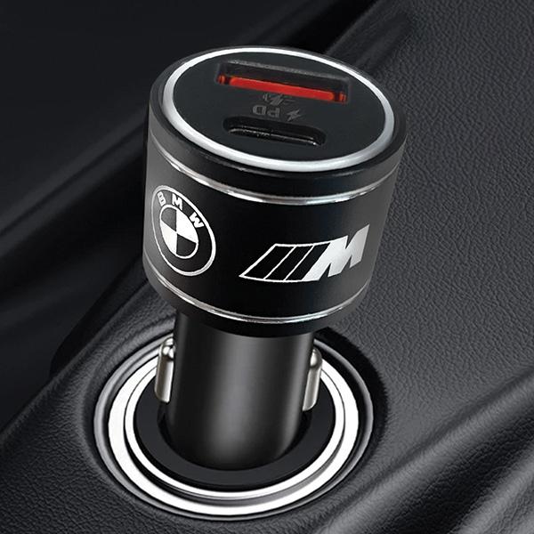 Bmw Ładowarka Bmccmusbck Pd-Qc 3.0 20W Fast Charge Czarny/Black M Edition