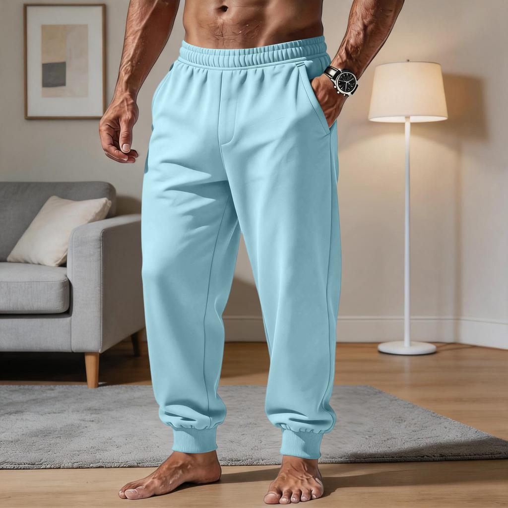 Herren Freizeithose mit lockerem Schnitt und elastischem Bund für täglichen Komfort